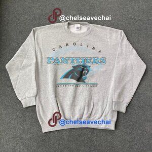 90s Carolina Panthers Football Sweatshirt, Retro Carolina Panthers NFL Shirt Tee
